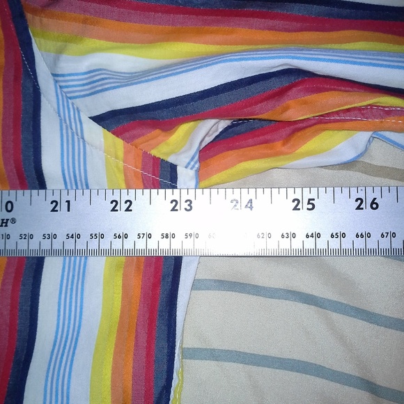 Mens Envy Couture Dress Shirt Striped Size Large - Picture 5 of 6